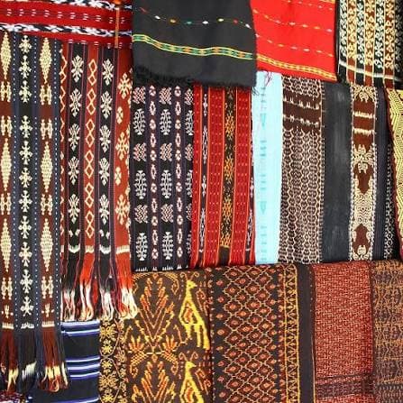 Kain Tenun Ikat NTT Motif Buaya